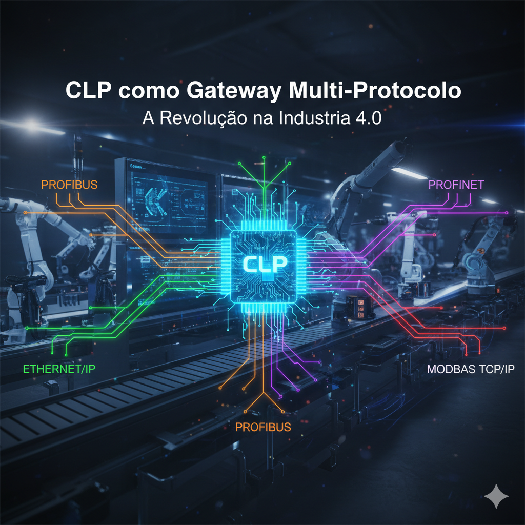 CLP como Gateway Multi-Protocolo na Indústria Alimentícia: Arquitetura Técnica Avançada
